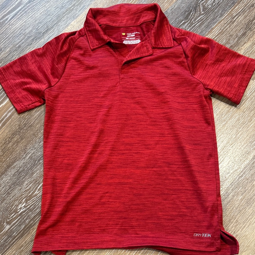 Tek Gear Boys' Red Polo Shirt